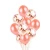 Import Wholesale 13pcs Rose Gold Love Balloon Set Heart Confetti Balloons Valentines Day Engagements Hen Weddings Decor Party Supplies from China