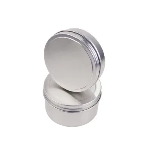 Wholesale 5g 10g 15g 30g 50g Empty Cosmetic Empty Metal Jar with Free Sample