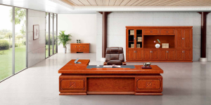 Wholesale Antique Design Luxury Wood Office Desk Office Executive Desk For Ceo Manager Commercial Use