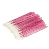 Wholesale bag disposable hollow mini lip brush portable cosmetic tools