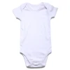 Wholesale Blank Baby Clothes Bodysuit 100% Cotton Baby Black Onsie Short Sleeve Boys Girls Baby Romper