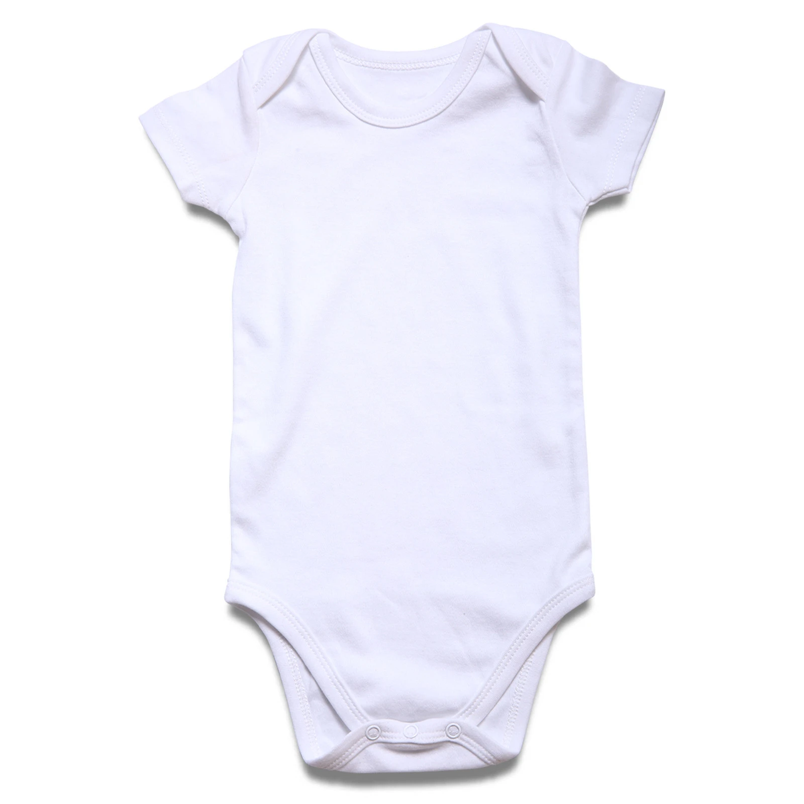Wholesale Blank Baby Clothes Bodysuit 100% Cotton Baby Black Onsie Short Sleeve Boys Girls Baby Romper