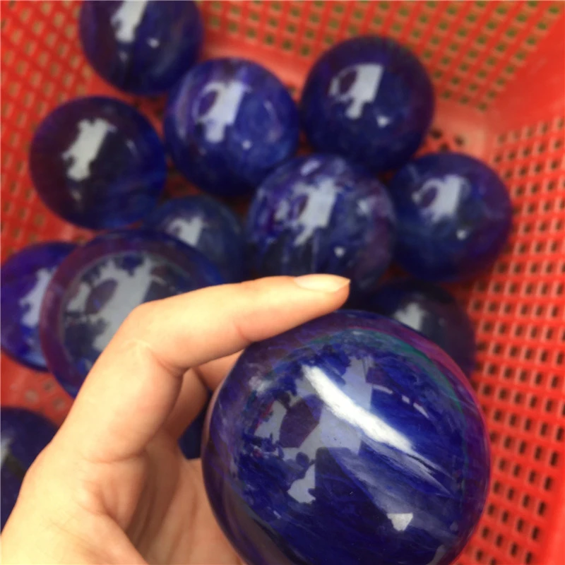 wholesale blue melting stone quartz crystal large glass ball