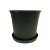 Import Wholesale cheap plastic moving saucer round easy to move plant flower pot tray from China