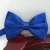 Import Wholesale cheap polyester plain bowtie solid color bow tie from China