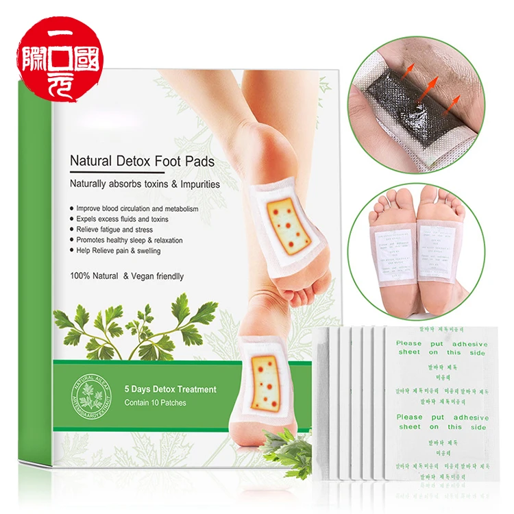 Wholesale chinese health care relax wormwood foot detox patch