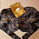 Wholesale custom logo hairband silk hair wrap satin head wrap for women