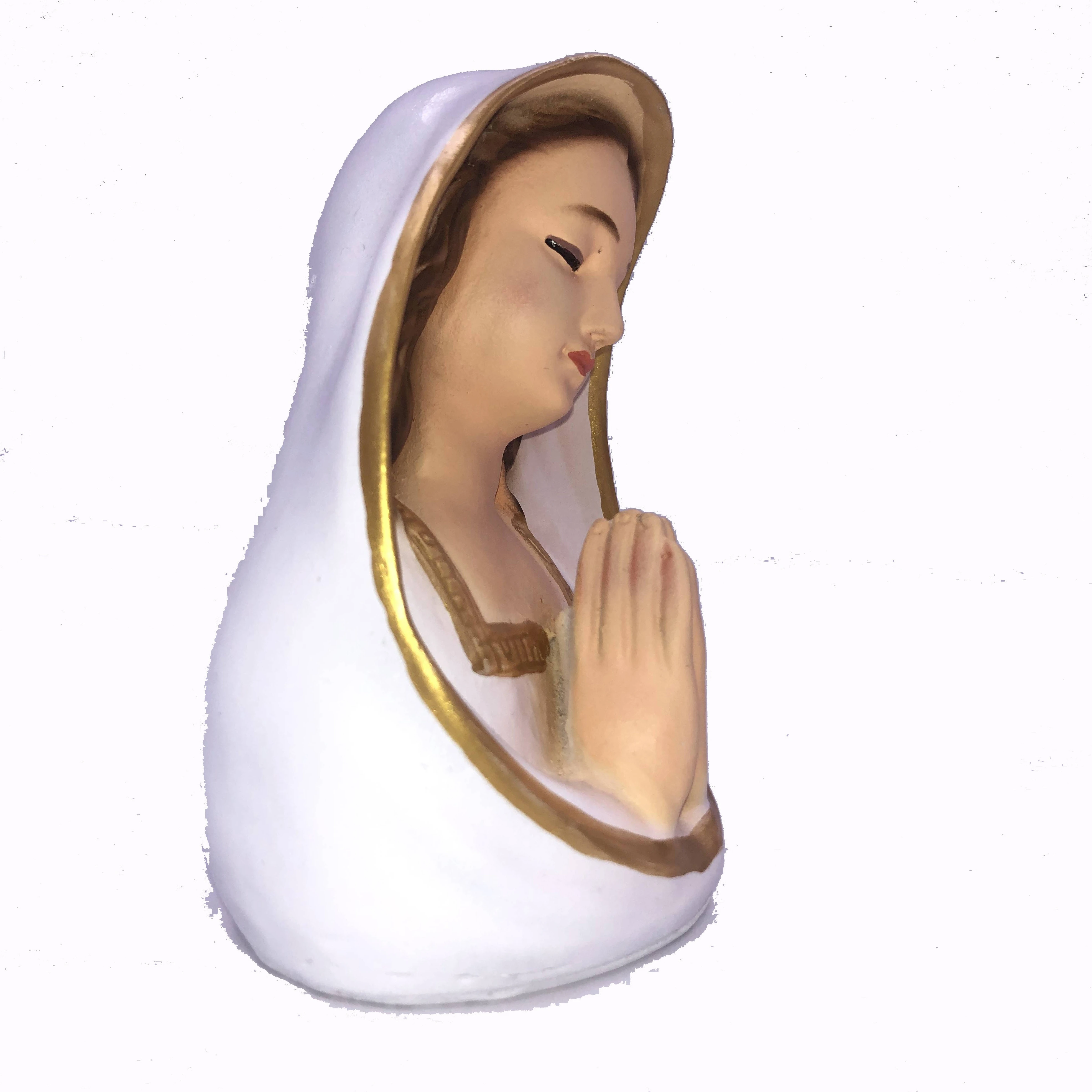 Wholesale Custom Polyresin Statue Catholic Religious Items  Blessed Virgin Mary Mother Bonded Statue Ornament