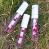Wholesale Custom Private Label   Clear Nonstick with Real Rose Petals and 24K Gold Foil  Lip Gloss
