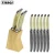 Import Wholesale food grade stainless steel cheese knife set laguiole style cutlery knives from China