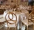 Import Wholesale Hotel Furniture round back metal hotel baking paint wedding banquet dining chiavari chair from Pakistan