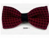 wholesale mens 100% silk knitted solid gray  bow ties