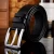Import Wholesale Mens Colorful Golf Cowskin Belt bag man truck fan belt genuine leather from China