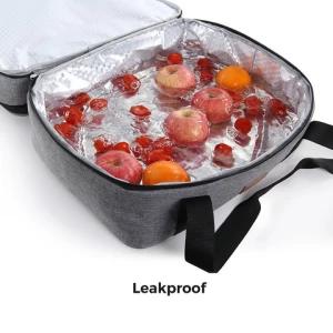 Wholesale Non Woven Portable Thermal Hot Food And Pizza Delivery Carry Bag Insulated Cooler Bag
