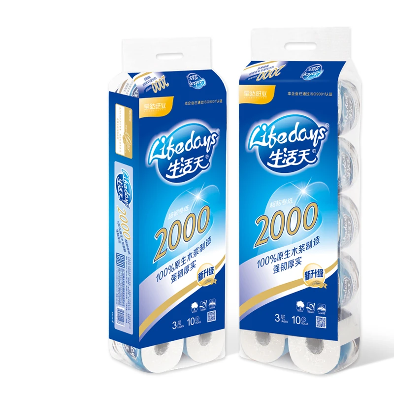 wholesale papel higienico 10 roll hand tissue custom towells bamboo toilet paper