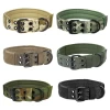 Wholesale Personalized Custom Dog Collars Manufacturers Heavy Duty Nylon Training Tactical Pet Dog Collar