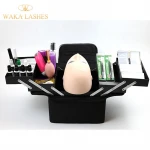 Wholesale portable practice eyelash extension starter training kit with training mannequin head