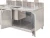 Import Wholesale Price Restaurant Equipment kitchen sink /work table with cabinet and shelves from China