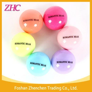 Wholesale Promotional Cute Waterproof Natural Organic Moisturizing Round Roller Ball Lip Balm