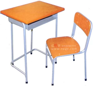 wholesale school desk school furniture single desk and chair set student study table chair