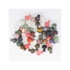 Wholesale Semi Precious Stones Hand Carved Natural Healing Folk Crafts Flower Agate Crystal Mushroom