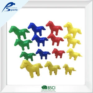 Wholesale TPE animal set toy rabbit /horse / cow counters learning resources