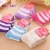 Import winter to keep warm coral fleece Fashionable sweet candy colors baby socks from China