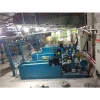 Wire drawing machine with wire flattening