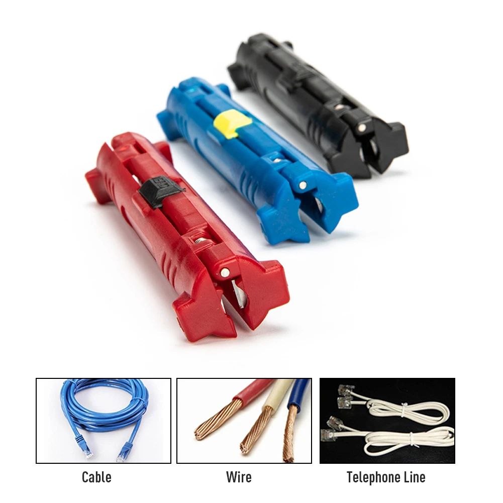 Wire Stripper Pen Rotary Coaxial Wire Cable Pen Cutter Stripping Machine Pliers Tool Multi-function Electric for Cable Puller To