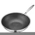 Import Wok Pan With Lid Glass 32cm Non Coating Kitchenware Frying Non Stick Chinese Wok Pan With Lid from China