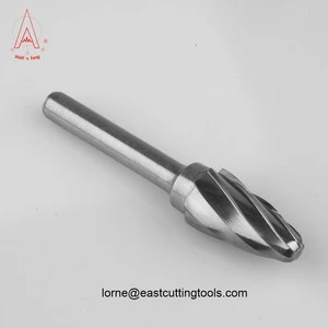 Wolfs fang type rough F cemented carbide burrs