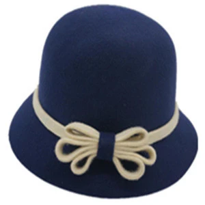 women Best seller Wholesale  wool felt cloche winter  hat for women