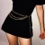 Import Women Fashion Belt Hip High Waist Gold Narrow Metal Chain Chunky Fringes from China