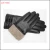 Import women leather gloves &amp; mittens with bow and Palm elastic from China