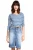 Import Women&#x27;s Bodycon Front Split Frayed  Midi Denim Pencil Skirt Jeans from China