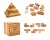Import wooden brain game  brain teaser 3d IQ bamboo puzzle MT6990 from China