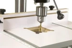 Woodworking an Adjustable Fence and Stop Block drill press table drill press table