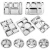 Import YITIAN 3 Plates Divided Stainless Steel  Food Dinner Trays Compartment Kids Portion Lunch Section Control Serving Snack Dishes from China