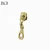 Import YKD Fashion design logo rose golden metal zipper pullers slider for clothes  bags from China