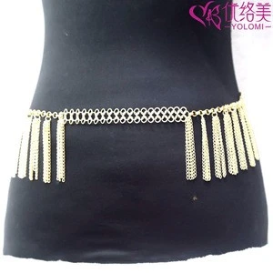 YOLOMI Waist Chain Body Jewelry Tassel Body Chain Women Waist Chain Belt YMWC-2811