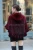 Import YR732 Ladies Mink Tail Hand Knit Real Fur Shawl Cape Women With Hooded Fur Stole Genuine Fur Poncho from China