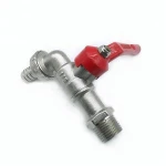 Yuhuan Junxiang Long handle drain tap garden brass bibcock with chrome color