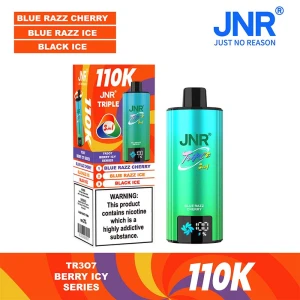 Trusted Supplier Shenzhen China | JNR Triple 3in1 110K Blue Razz Cherry/Blue Razz Ice/Black Ice | USA & International