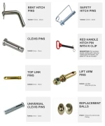 Tractor linkage parts