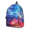 Space Galaxy Printing Blue School Bags For Teenage Girls Fashion Star Universe Backpack