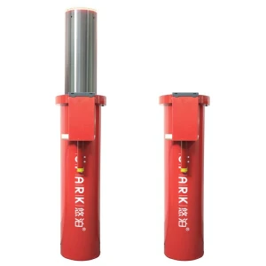 UPARK Automatic Integral Bollards for Commmercial Spaces Parking Lot
