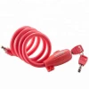 High Quality Steel Anti-theft Lock Cylinder Bike Motorcycle Cable Lock With PVC Cover