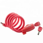 High Quality Steel Anti-theft Lock Cylinder Bike Motorcycle Cable Lock With PVC Cover