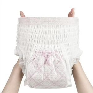 Private Label Women Lady Sanitary Napkin Wearing Diapers Disposable Period Menstrual Pants