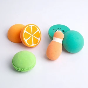 Creative Gifts Beauty Latex Free Macaron  Makeup Sponge Cosmetic Tools